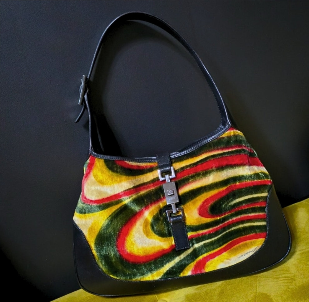 Gucci Jackie by Tom Ford Marbled Velvet