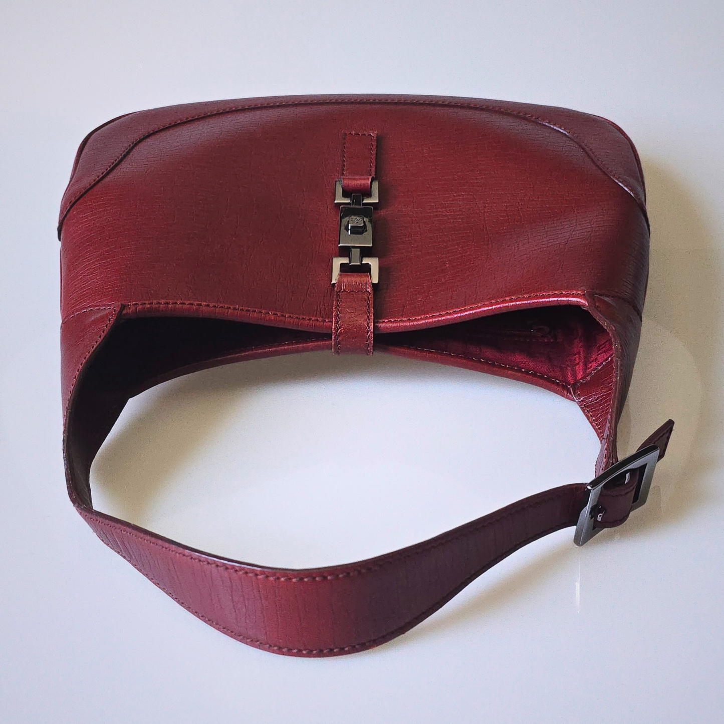 Gucci Jackie Red Leather Vintage