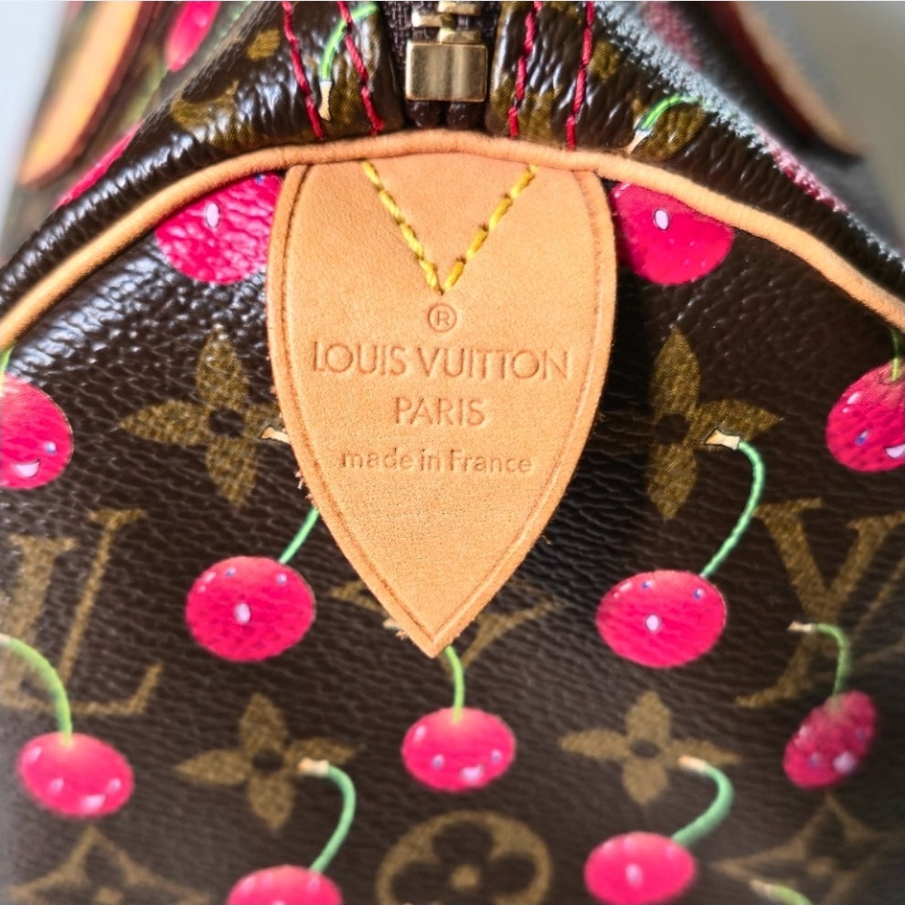 Louis Vuitton Cherry Speedy 25 Limited Edition Vintage
