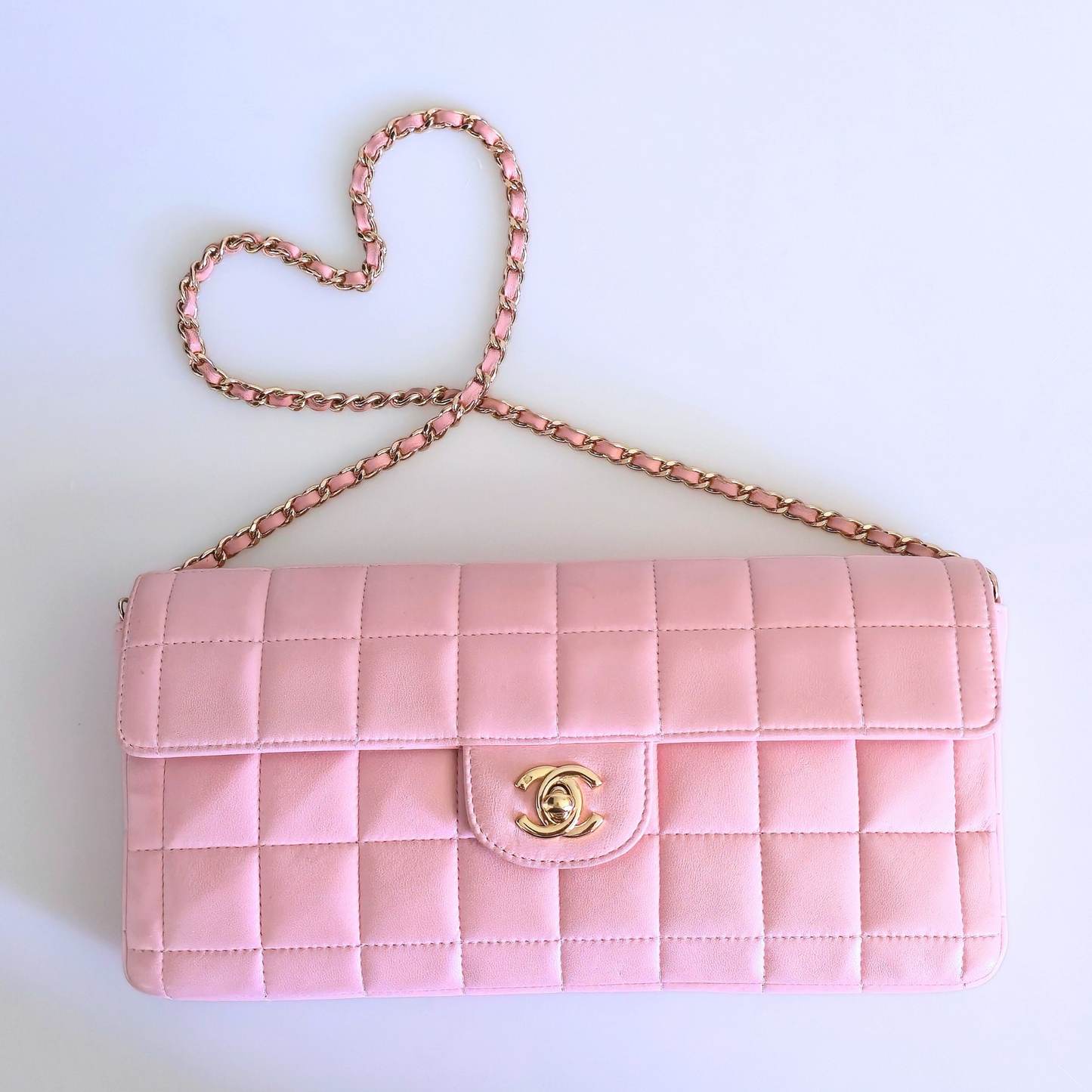 Chanel East West Chocolate Bar Bag