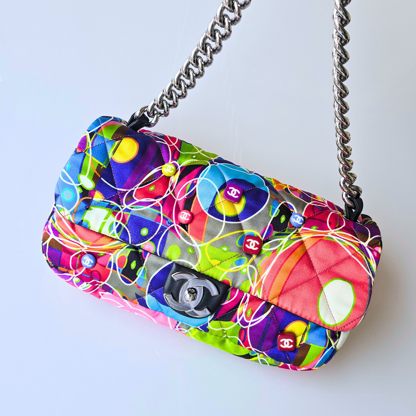 Chanel Kaleidoscope Multicolor Single Flap Bag