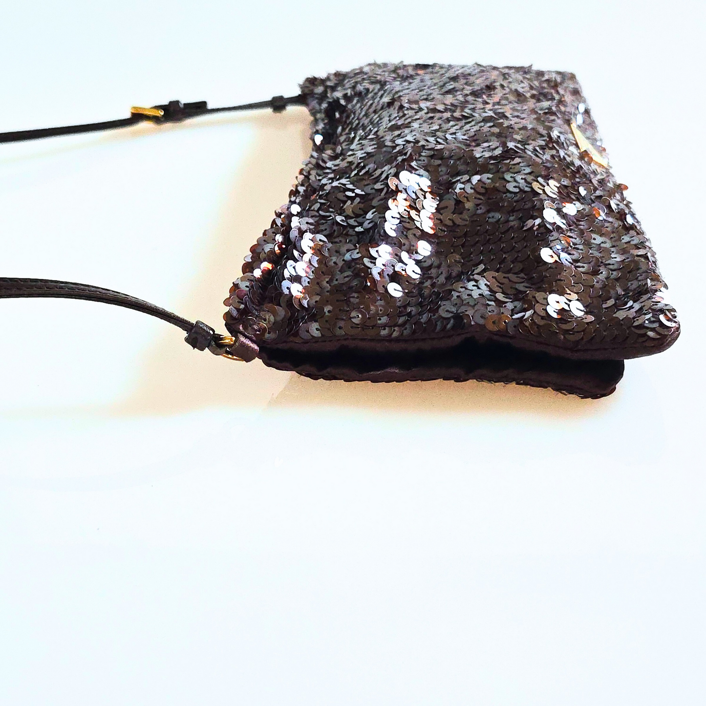 Prada Sequin Shoulder Flap Bag