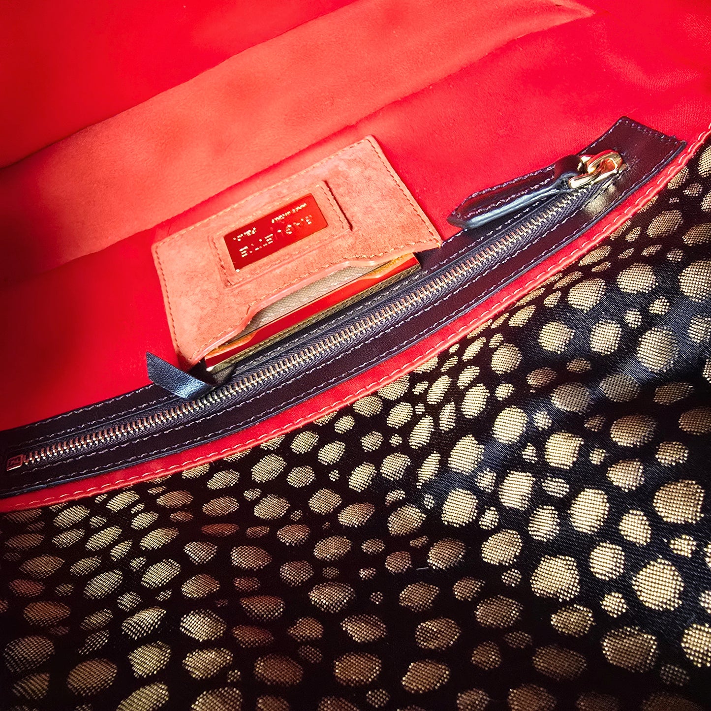 Fendi Baguette Leopard Print Pony-Hair