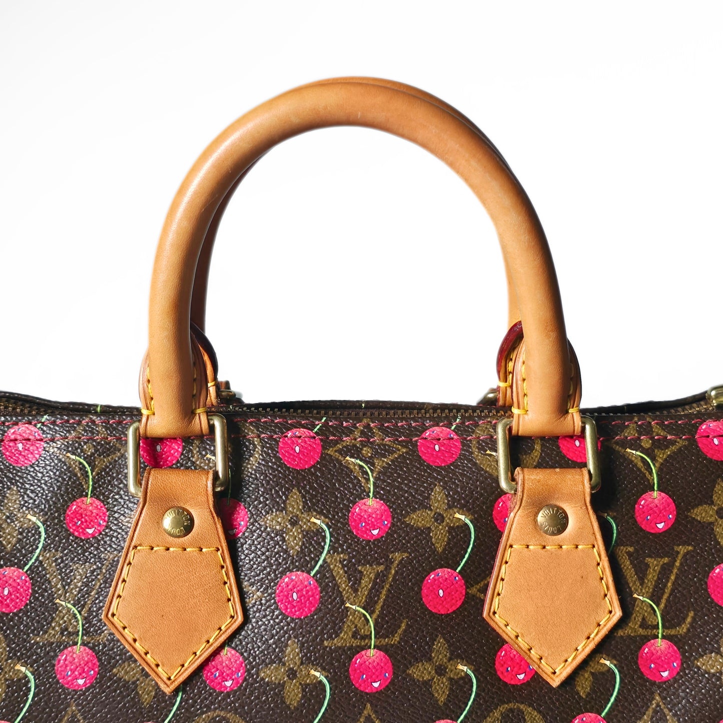 Louis Vuitton Limited Edition Cherry Speedy 25 Takashi Murakami Cerises Collection