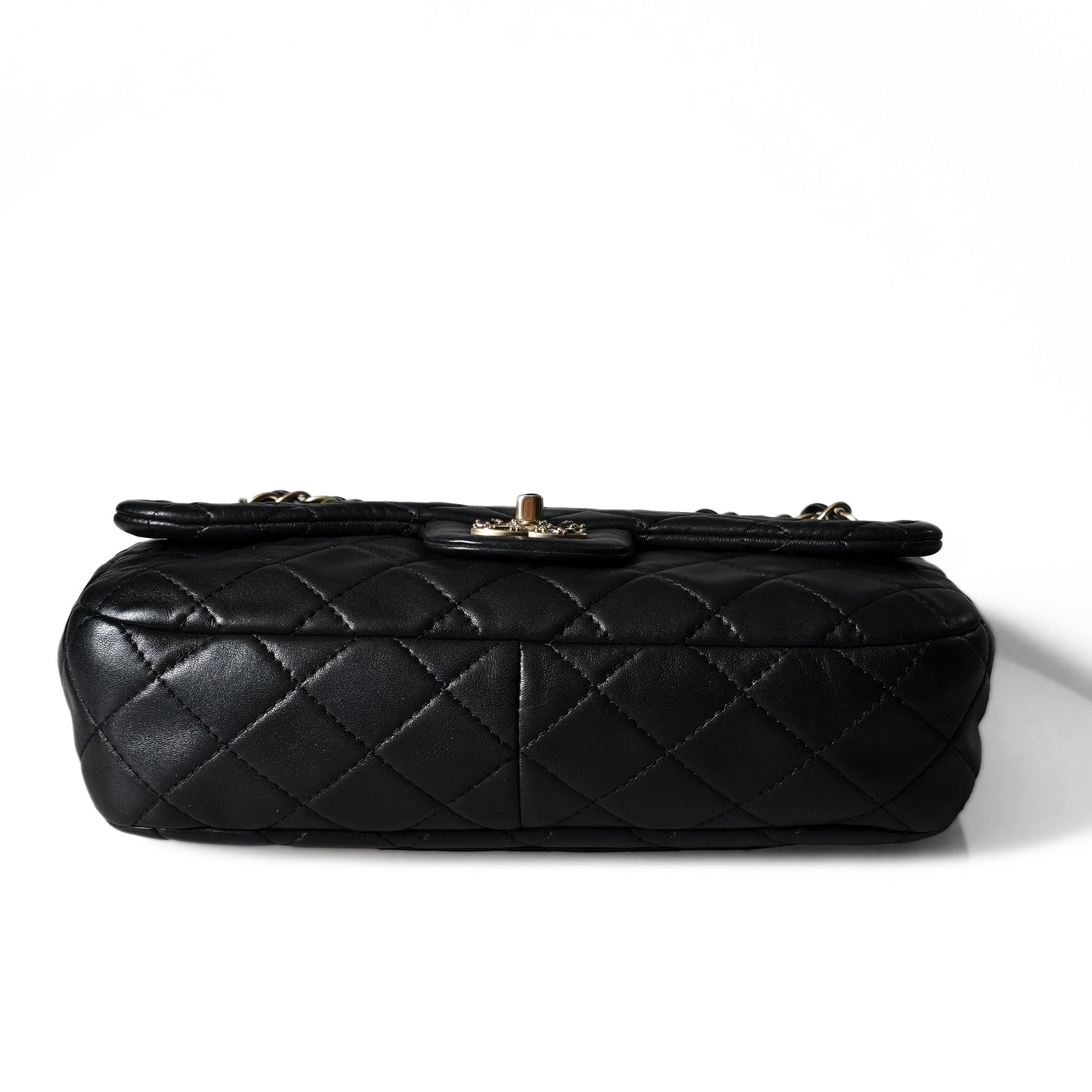 Chanel Precious Gem Turn Lock Single Flap Bag