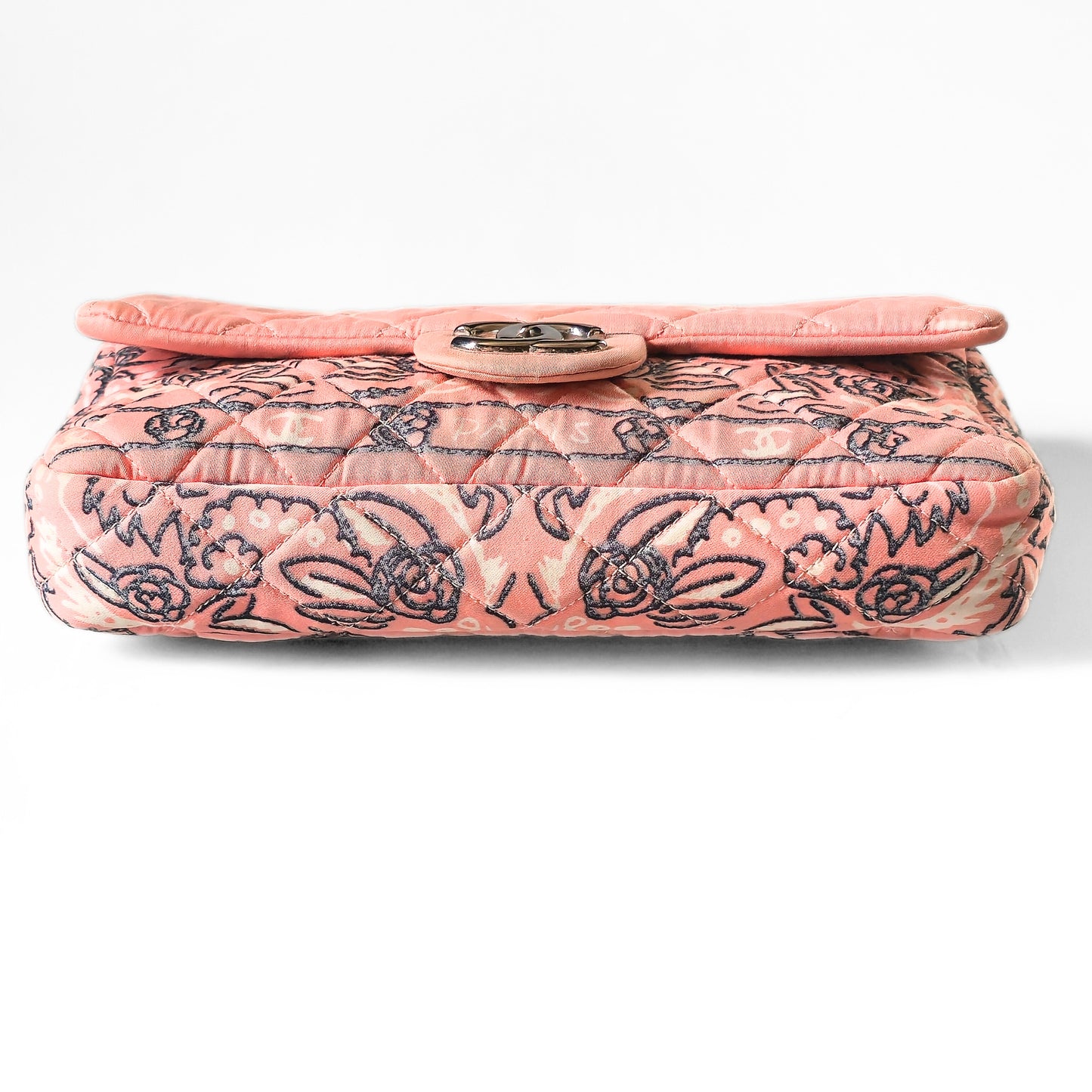 Chanel Paisley Bandana Flap Bag Pink