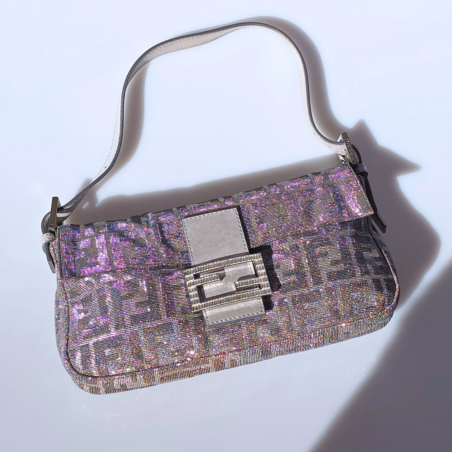 Fendi Baguette in Shimmer/Glitter Halographic