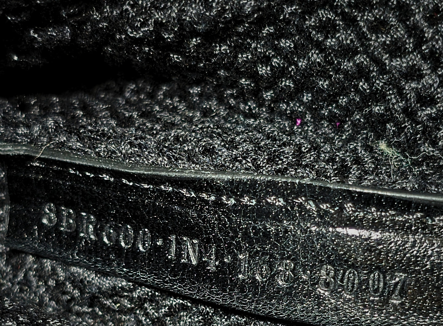 Fendi Baguette Paillettes Swirl Stitch Sequins