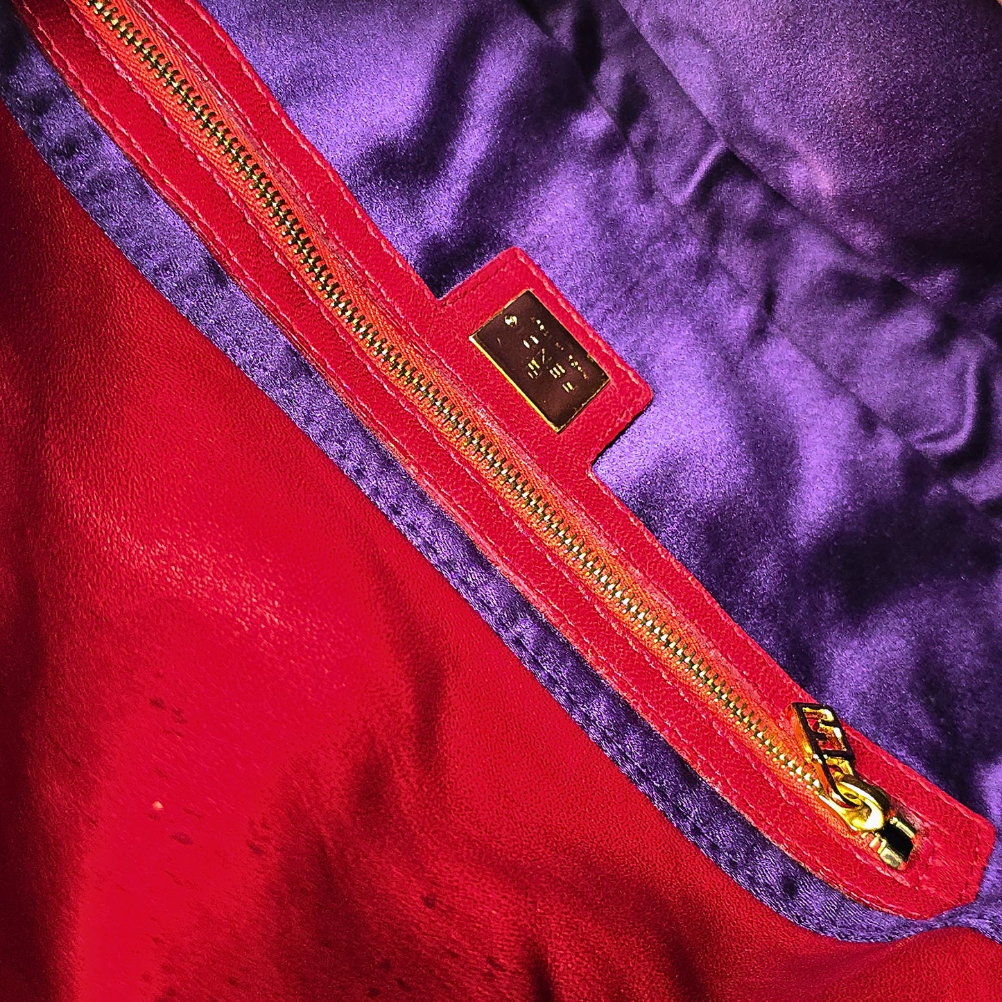 Fendi Baguette Ruby Red Sequins