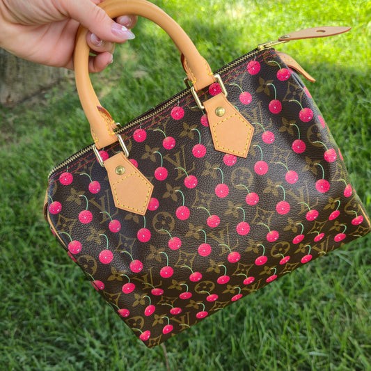 Louis Vuitton Cherry Speedy 25 Limited Edition Vintage