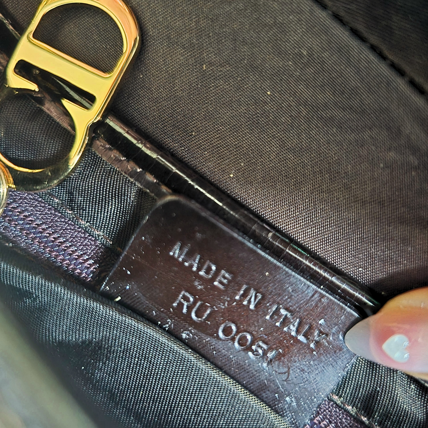 Dior Saddle Bag Gradient Nylon