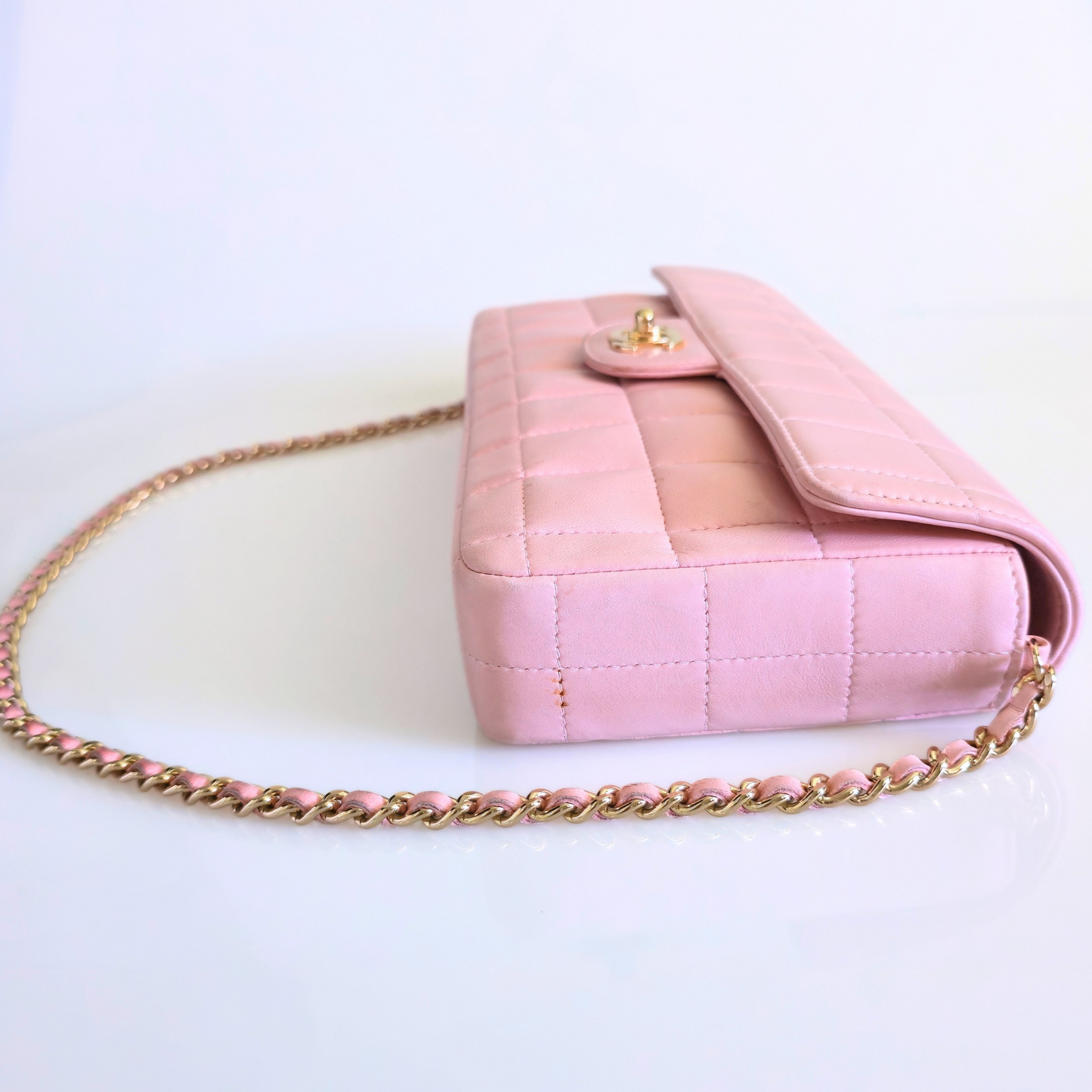 Chanel East West Chocolate Bar Bag