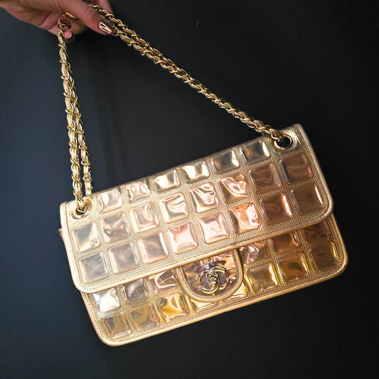 Chanel Gold Ice Cube Flap Bag