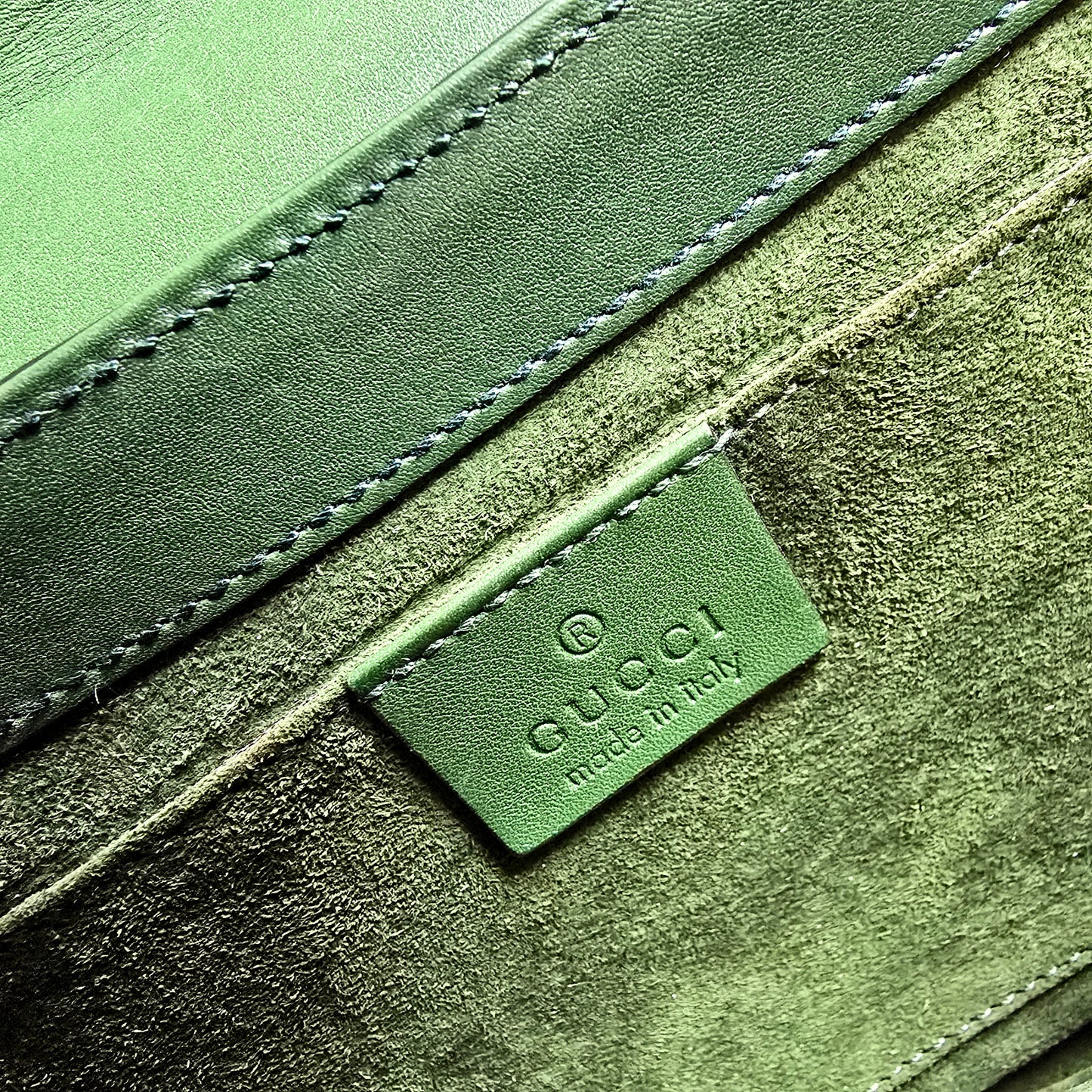 Gucci by Tom Ford Horsebit Clutch Bag XL Green Python Leather