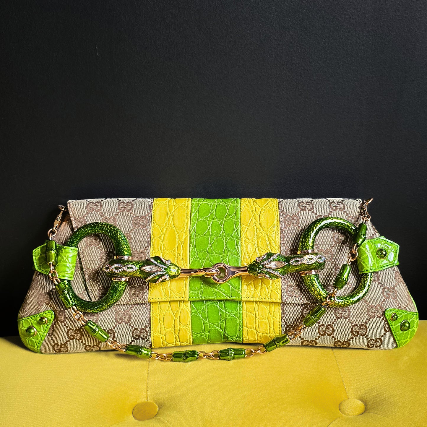 Gucci Horsebit Serpent Jewel XL Runway 2004