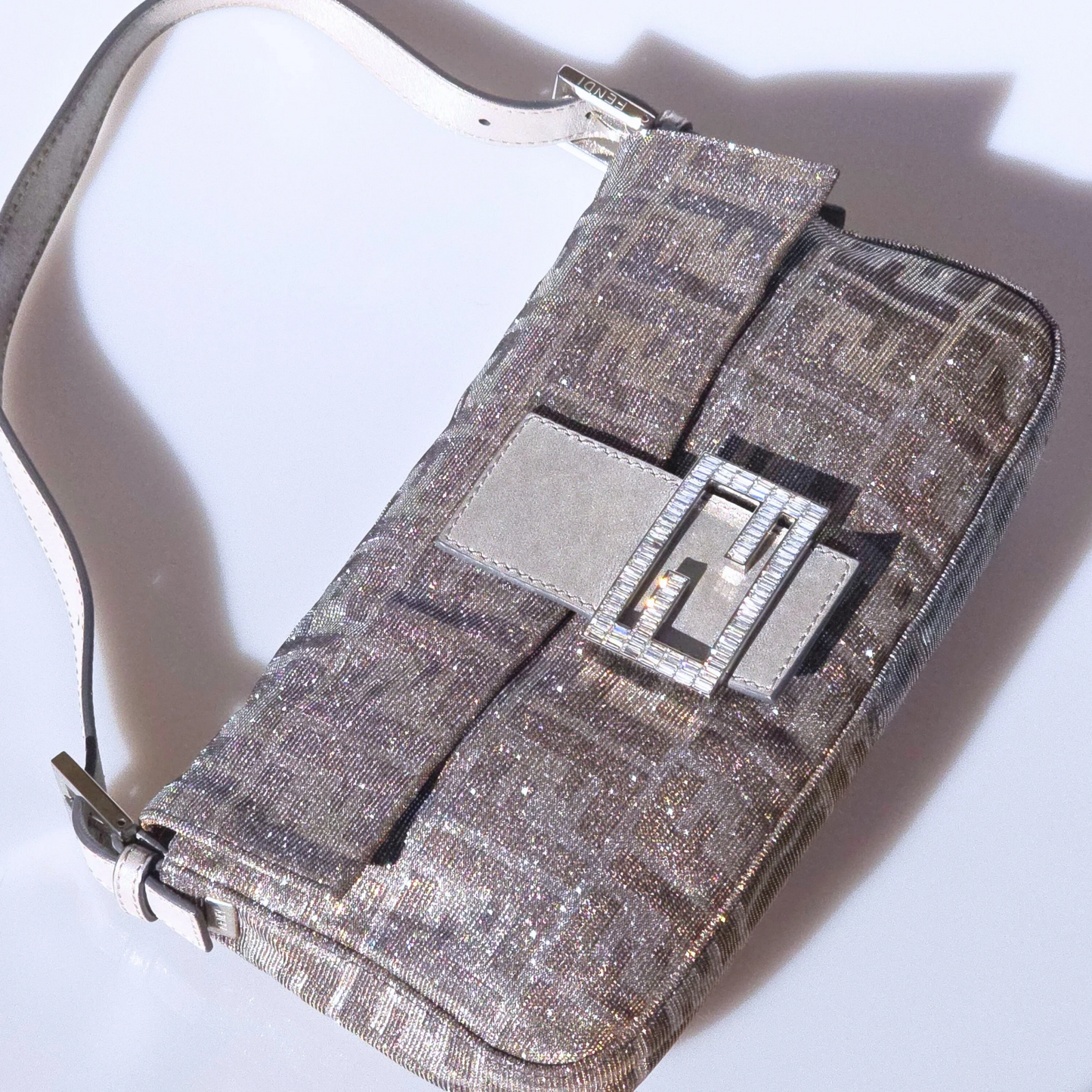 Fendi Baguette in Shimmer/Glitter Halographic