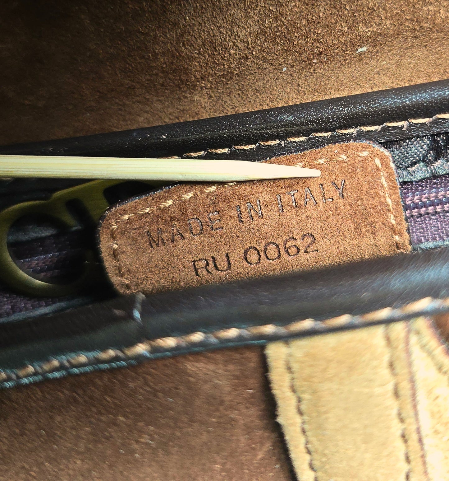 Dior Saddle Bag Ombre Pony-Hair Embossed