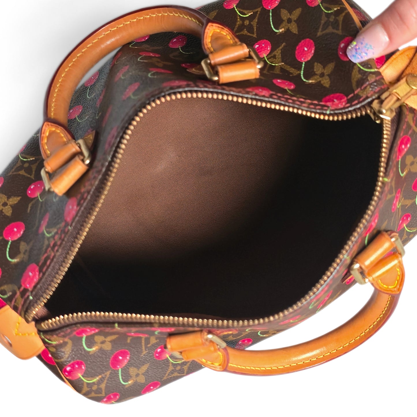 Louis Vuitton Limited Edition Cherry Speedy 25 Takashi Murakami Cerises Collection