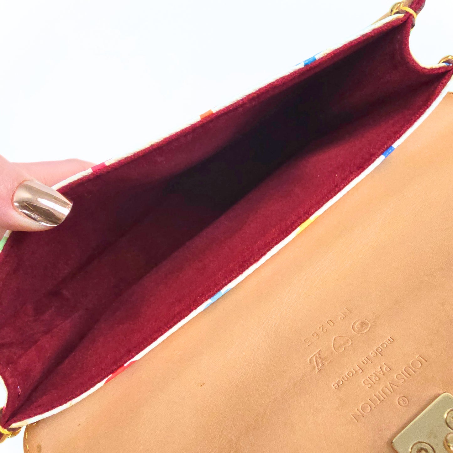 Louis Vuitton Limited Edition Takashi Murakami "Eye Miss You" Multicolor Trunk Shoulder Bag