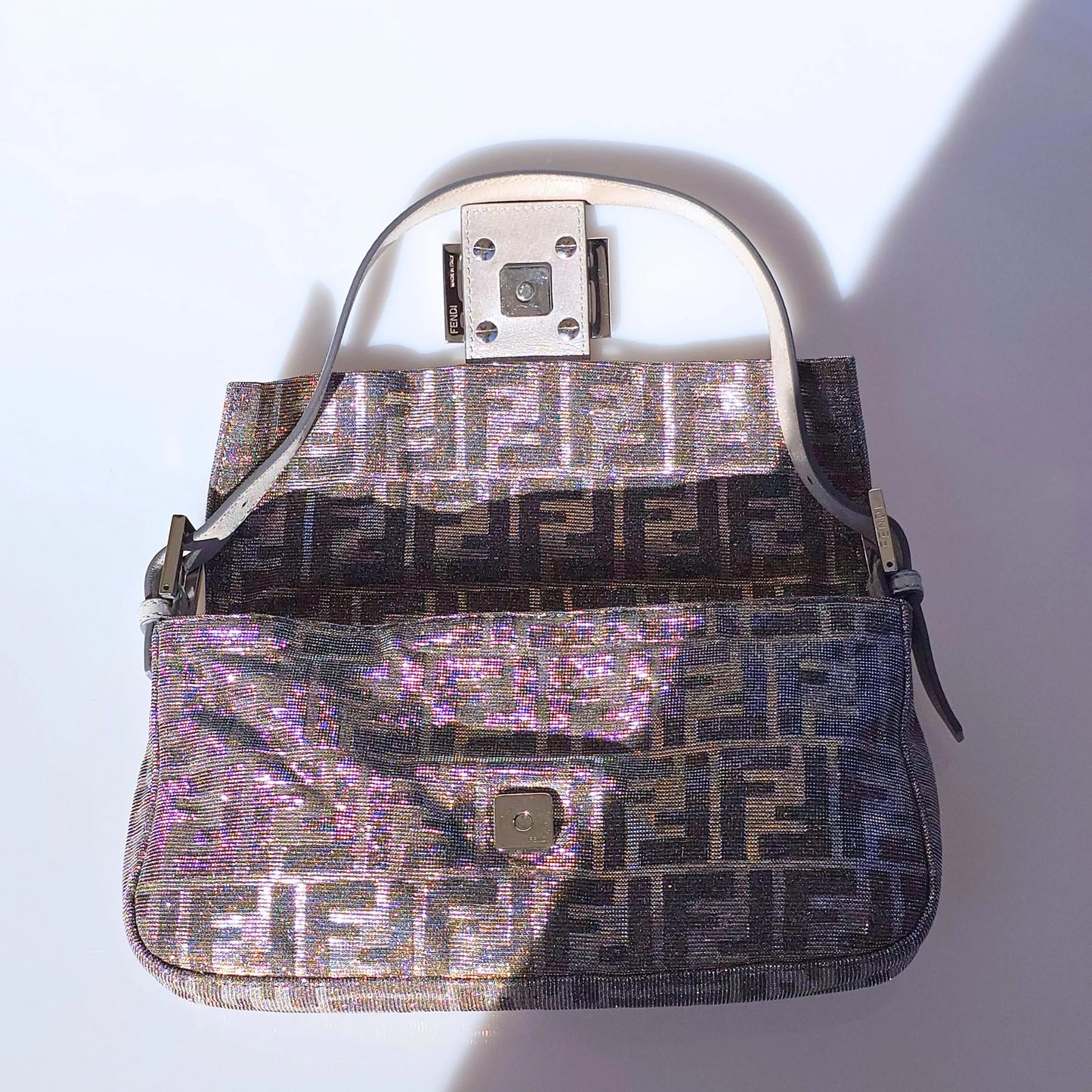 Fendi Baguette in Shimmer/Glitter Halographic