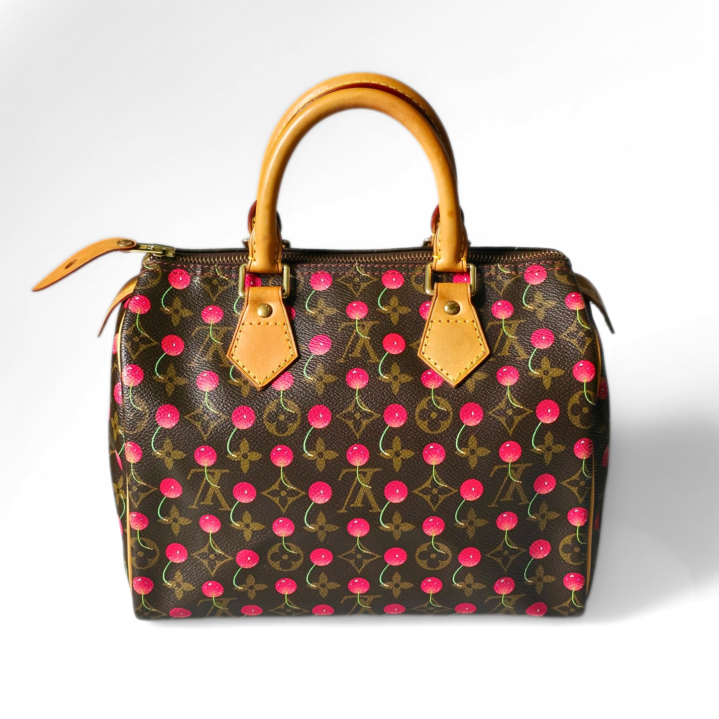 Louis Vuitton Limited Edition Cherry Speedy 25 Takashi Murakami Cerises Collection
