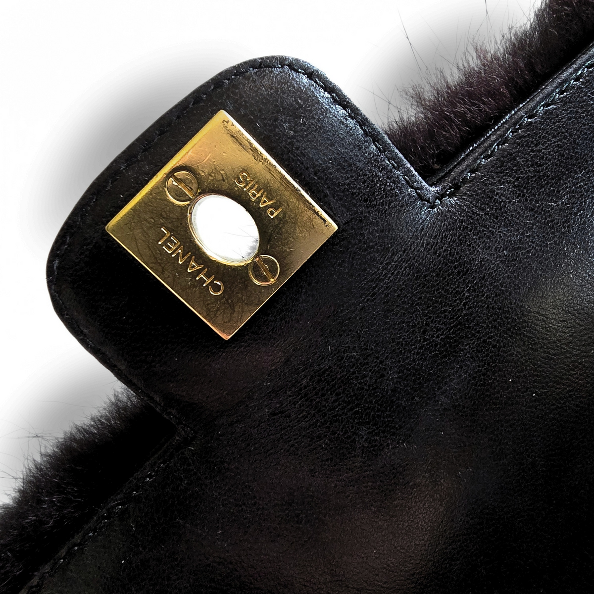 Chanel Mink Patchwork Arm Candy Single Flap Bag GHW Medium