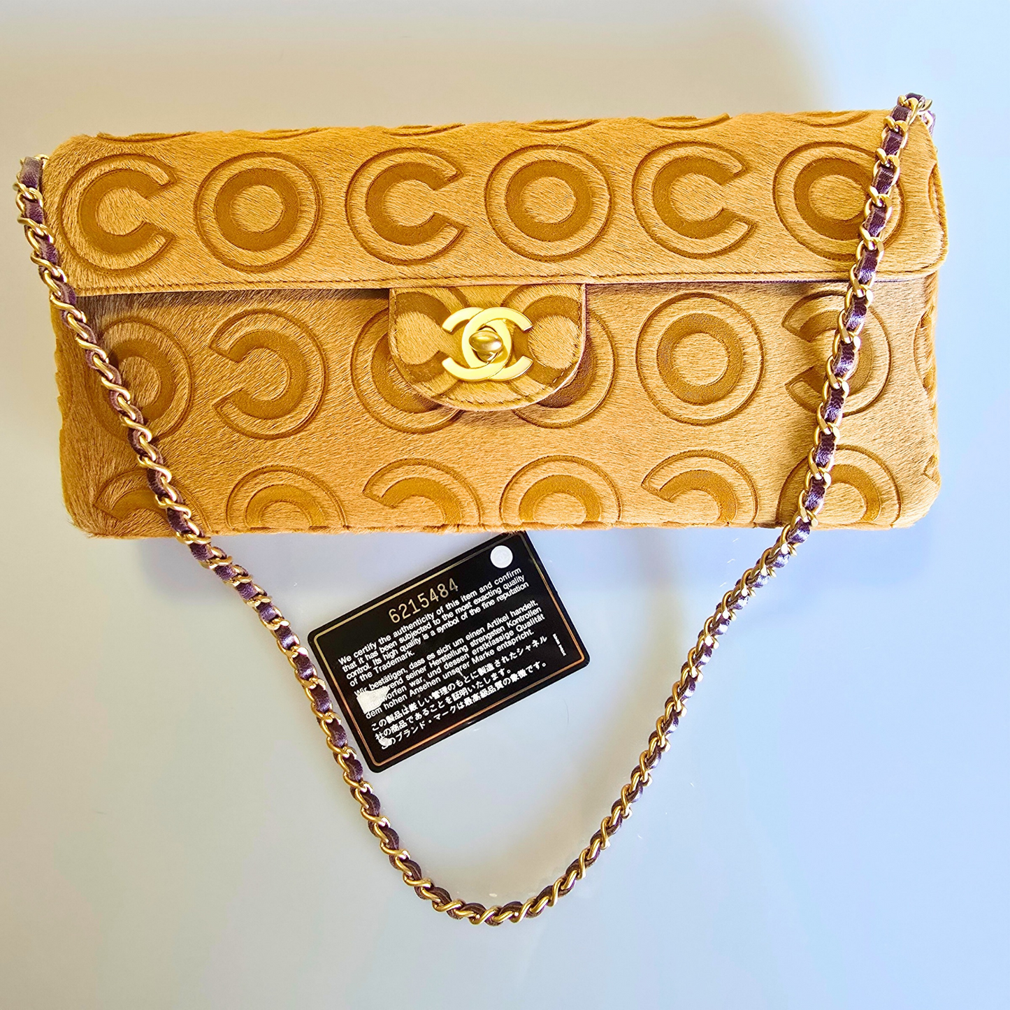 Chanel Coco East West Pony Hair Shoulder Bag