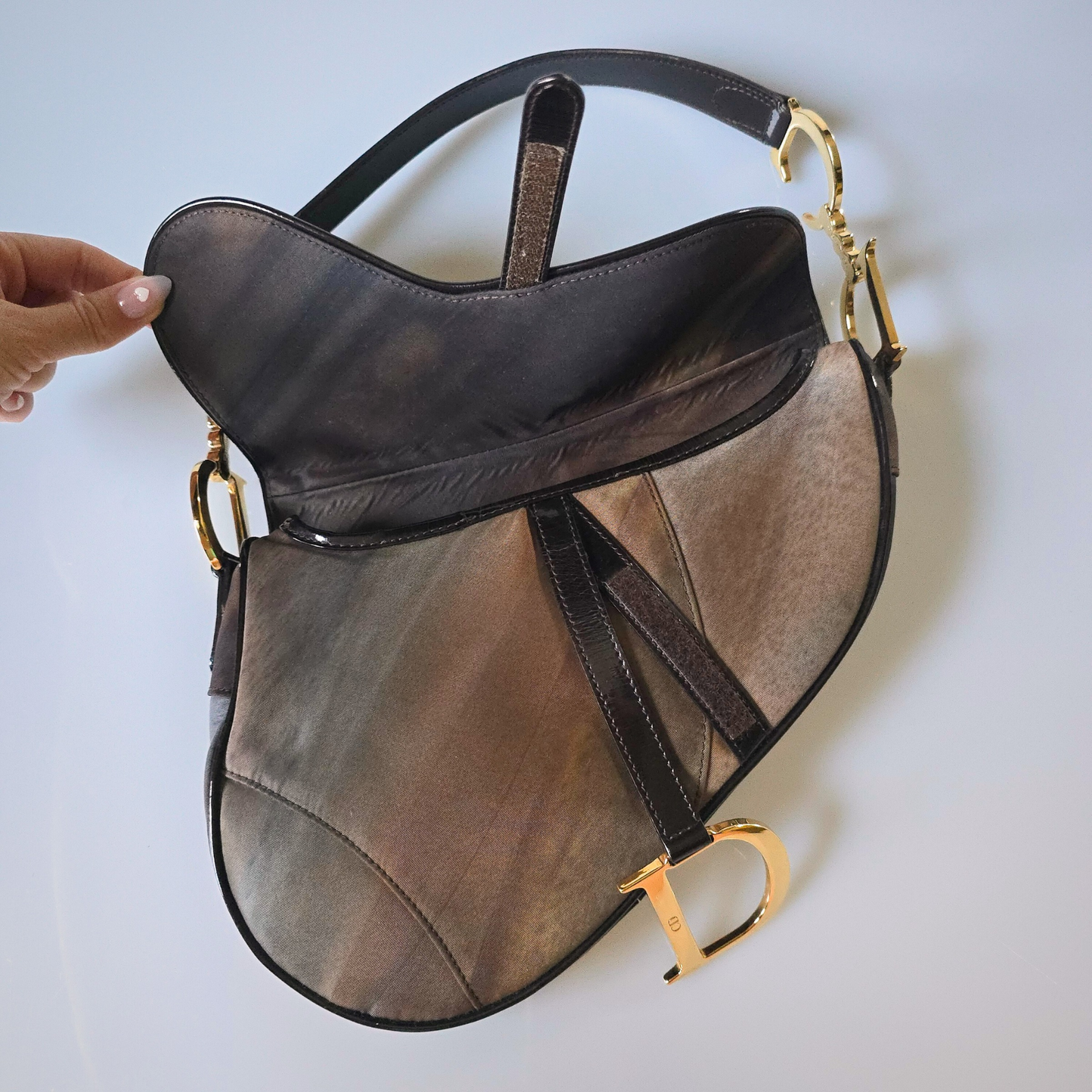 Dior Saddle Bag Gradient Nylon