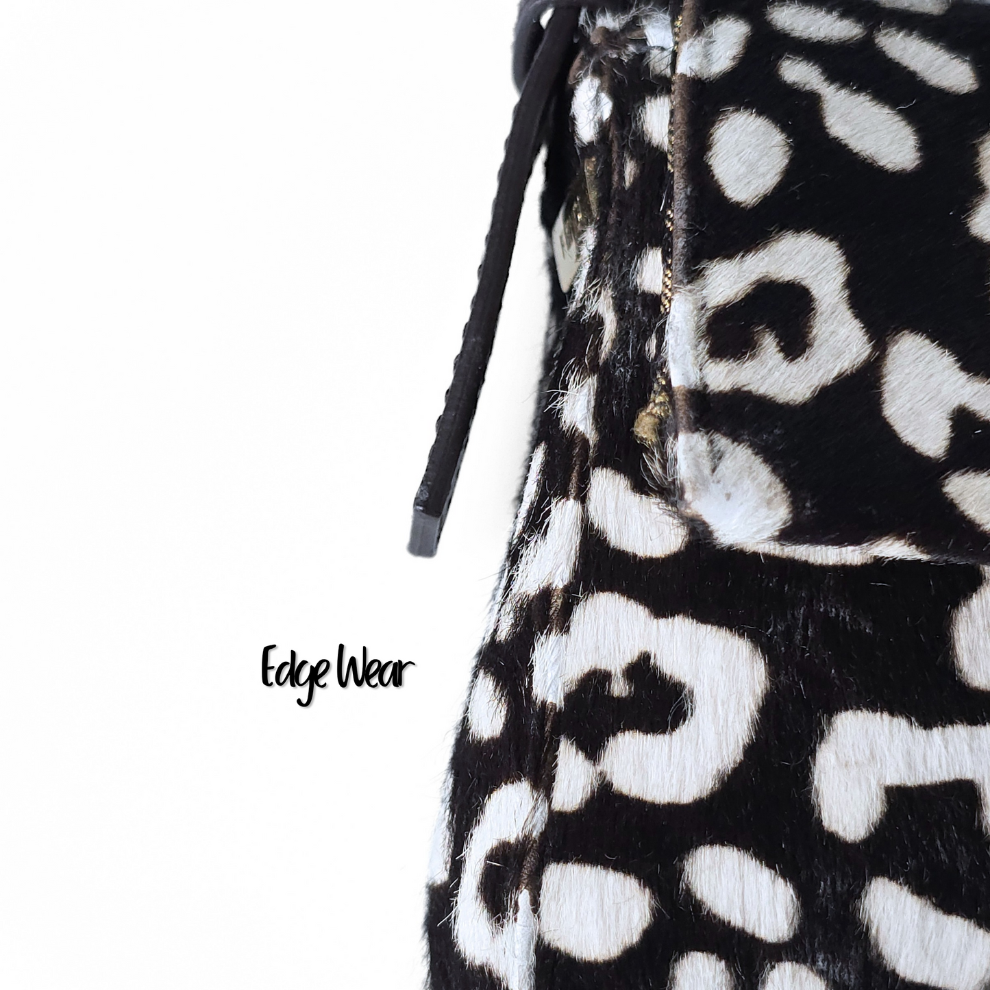 Fendi Baguette Leopard Print Pony-Hair