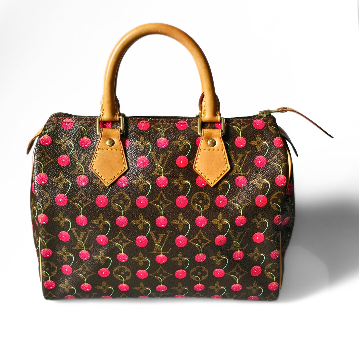 Louis Vuitton Limited Edition Cherry Speedy 25 Takashi Murakami Cerises Collection