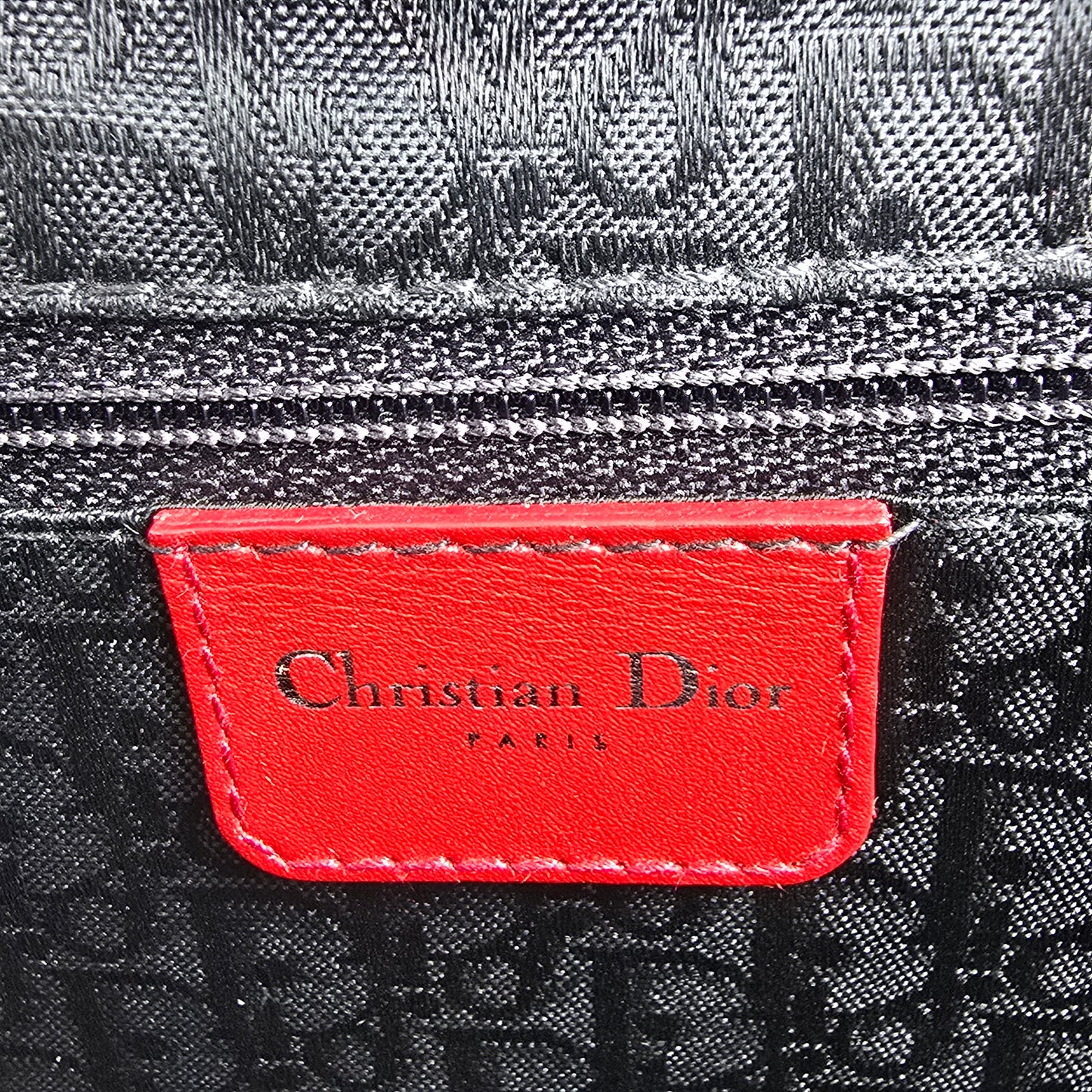 Dior Bondage Bag Red Patent Leather