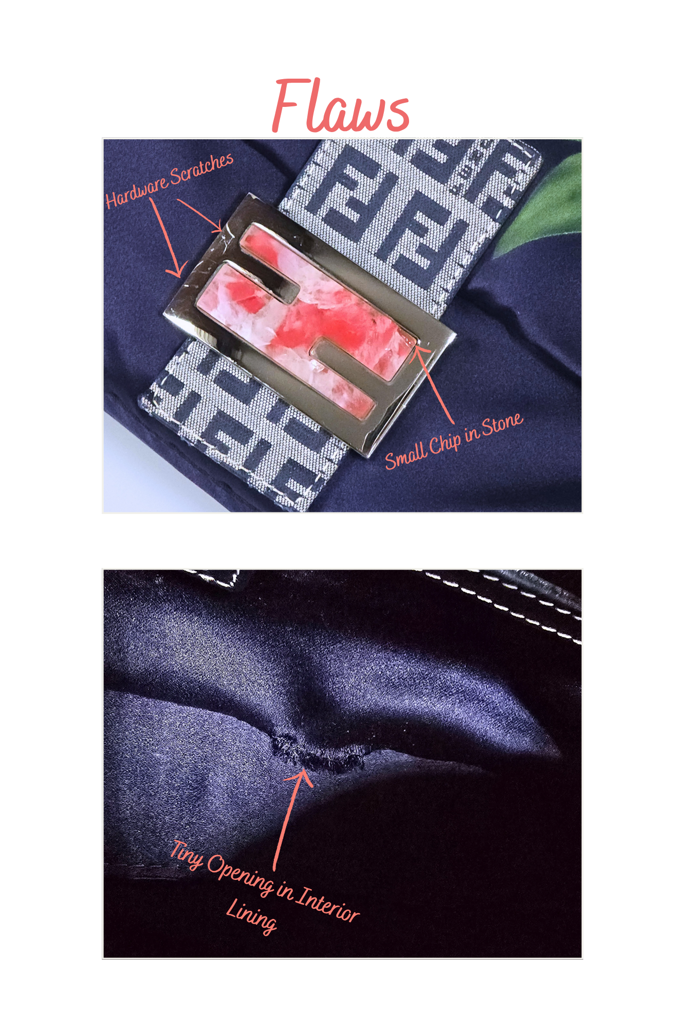 Fendi Baguette Hand-Painted