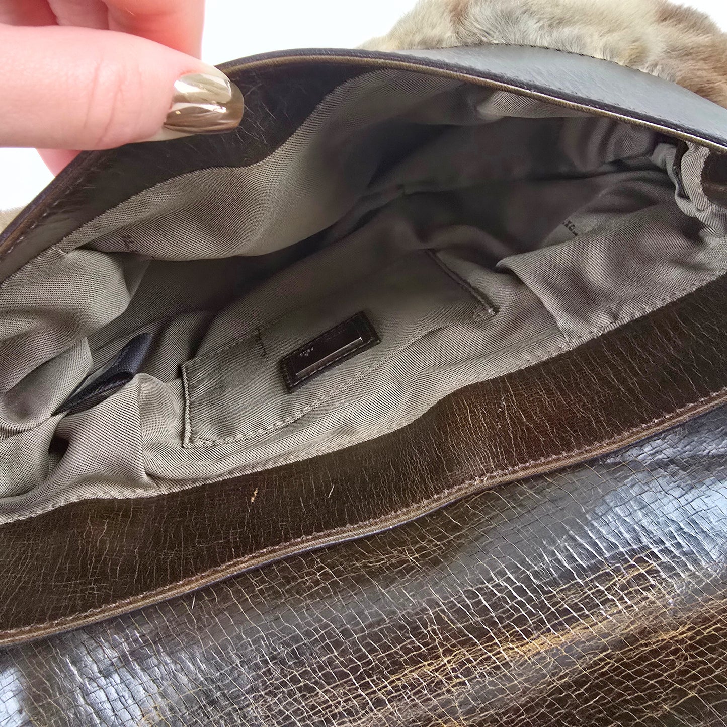 Fendi Chef Bag Fur