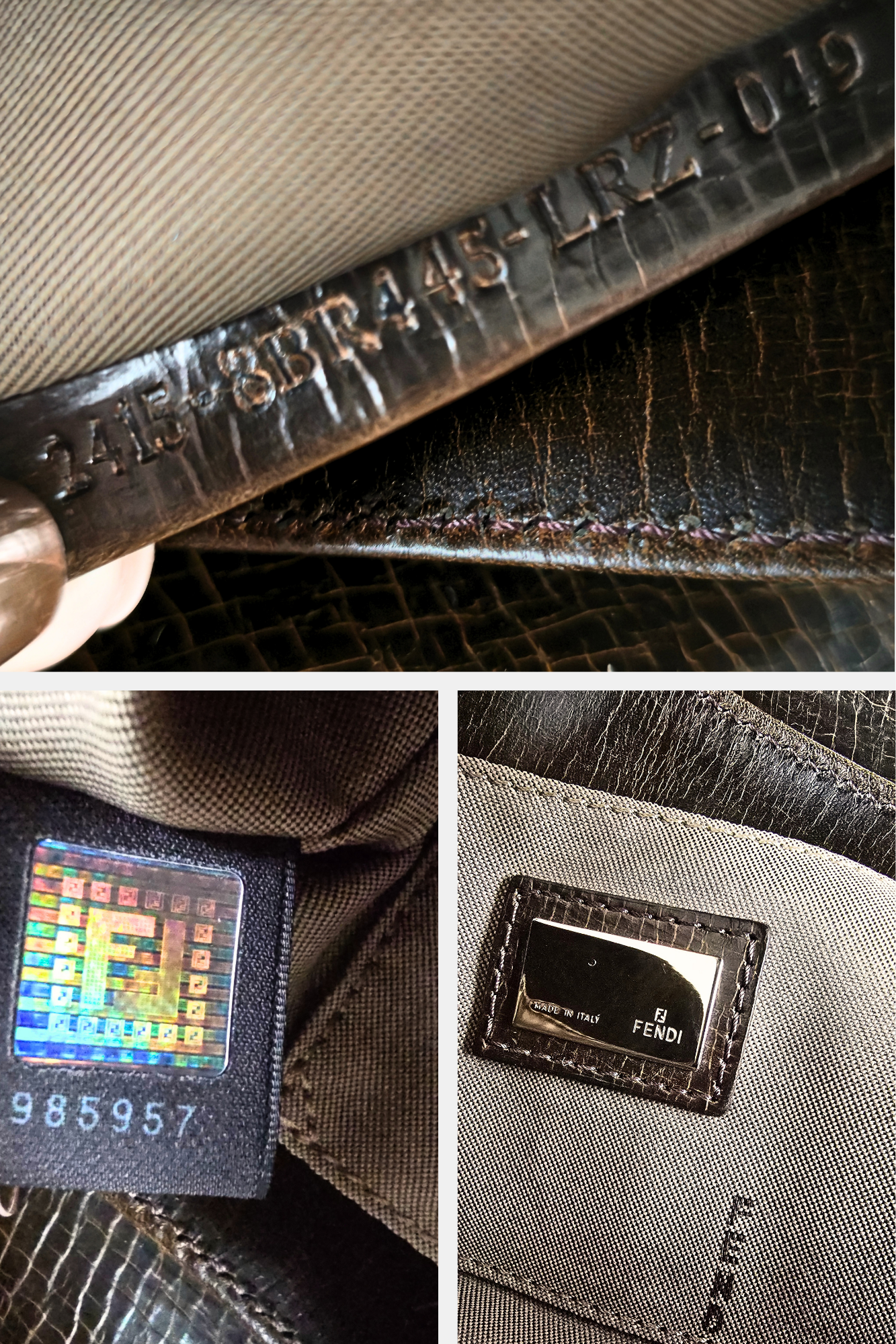Fendi Chef Bag Fur