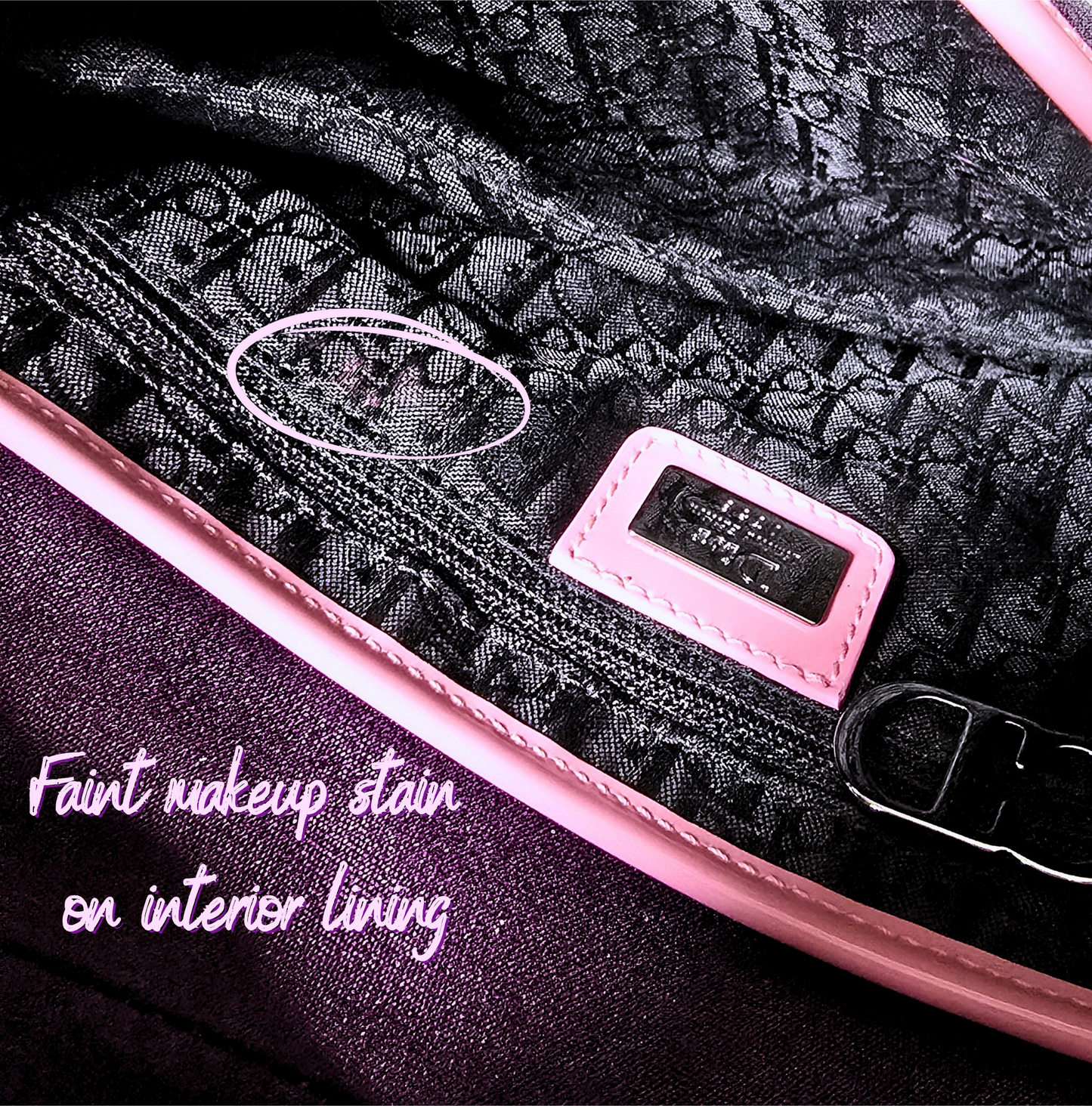 Dior Limited Edition Koi Fish Saddle Bag Purple Satin