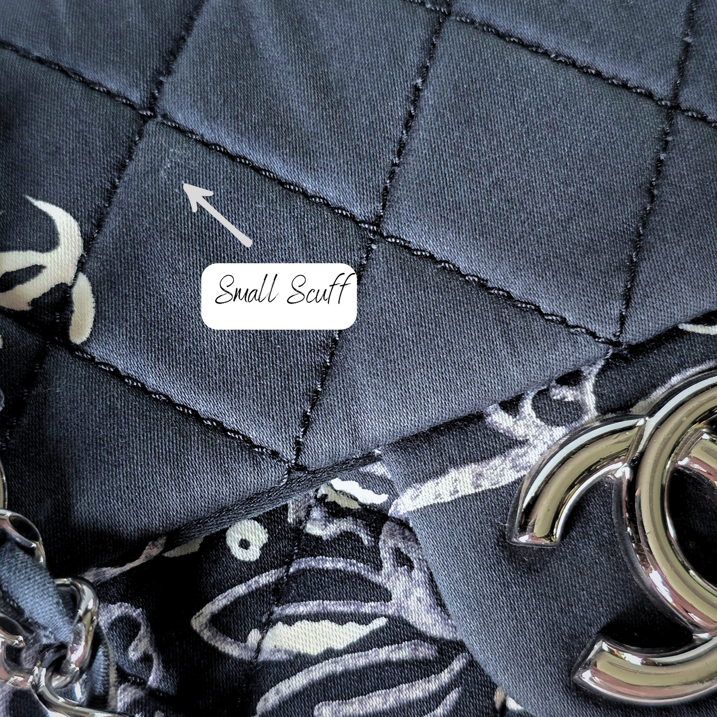 Chanel Paisley Bandana Flap Bag Black