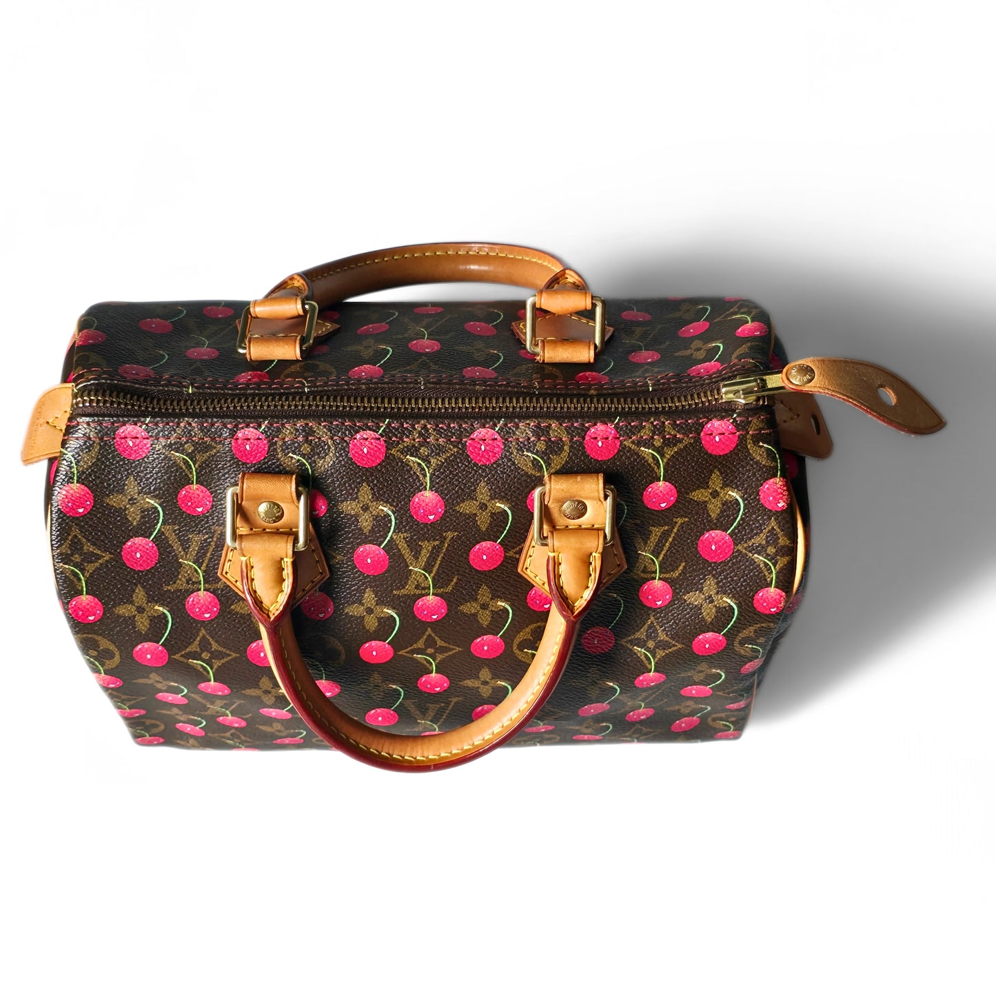 Louis Vuitton Limited Edition Cherry Speedy 25 Takashi Murakami Cerises Collection