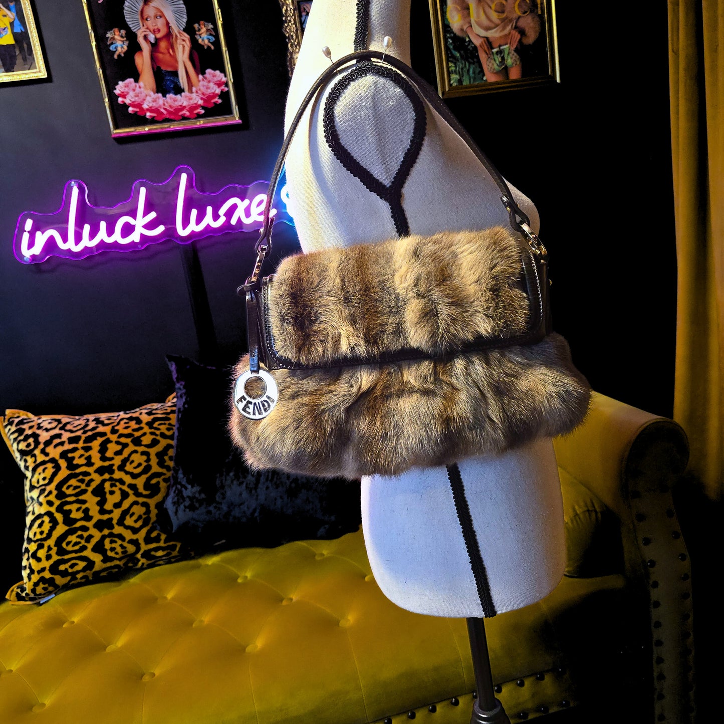 Fendi Chef Bag Fur
