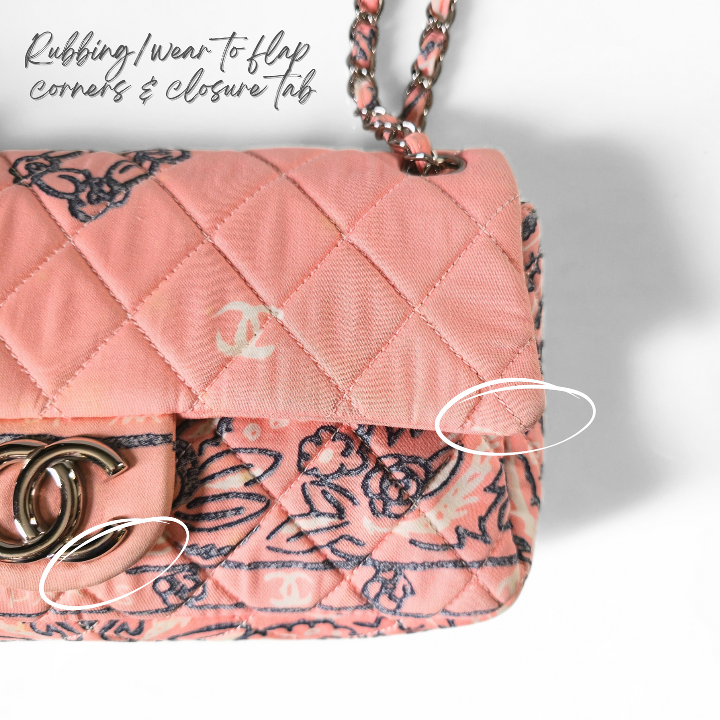 Chanel Paisley Bandana Flap Bag Pink