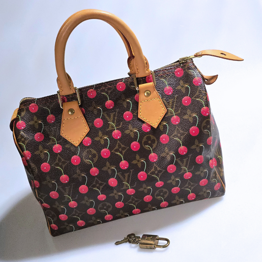Louis Vuitton Cherry Speedy 25 Vintage
