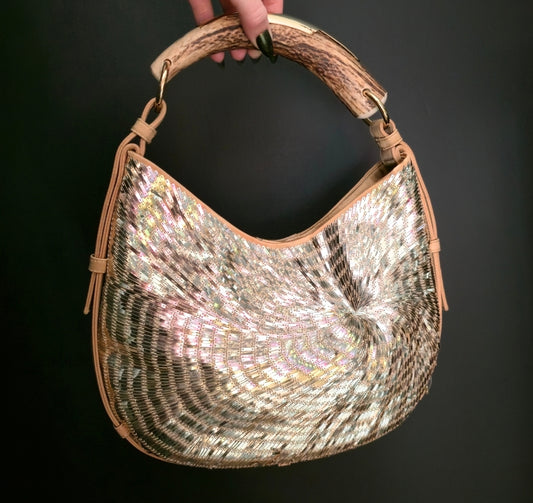 YSL Mombasa Limited Edition Gold Spiral Sequins