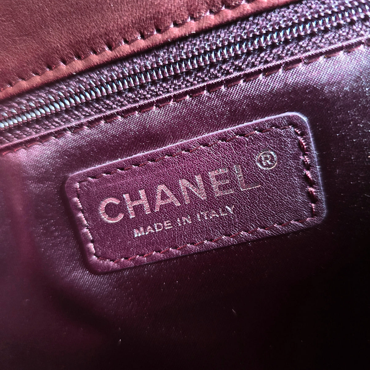 Chanel Single Flap Soft Crochet Bronze Metallic Python