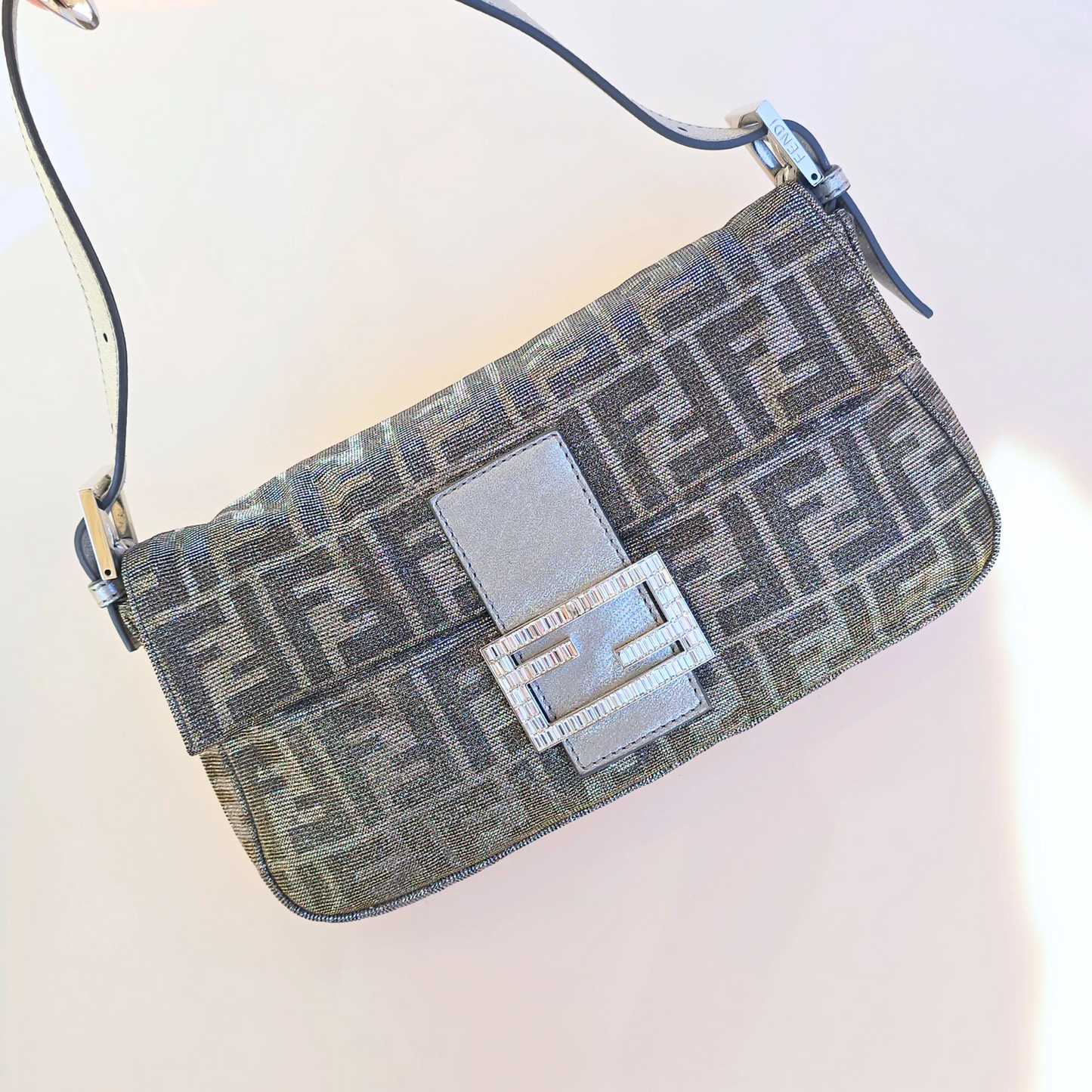 Fendi Baguette in Shimmer/Glitter Halographic