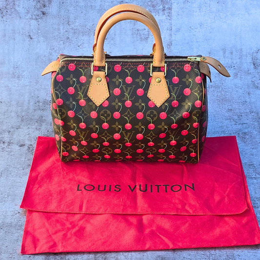 Louis Vuitton Cerises Cherry Speedy 25 Limited Edition