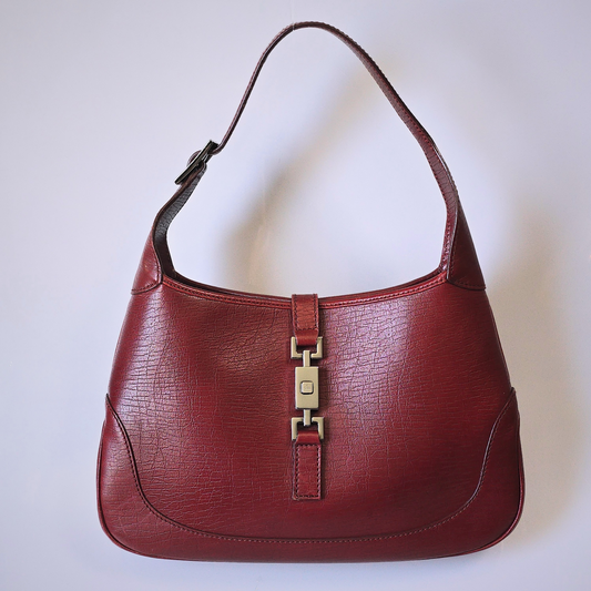 Gucci Jackie Red Leather Vintage