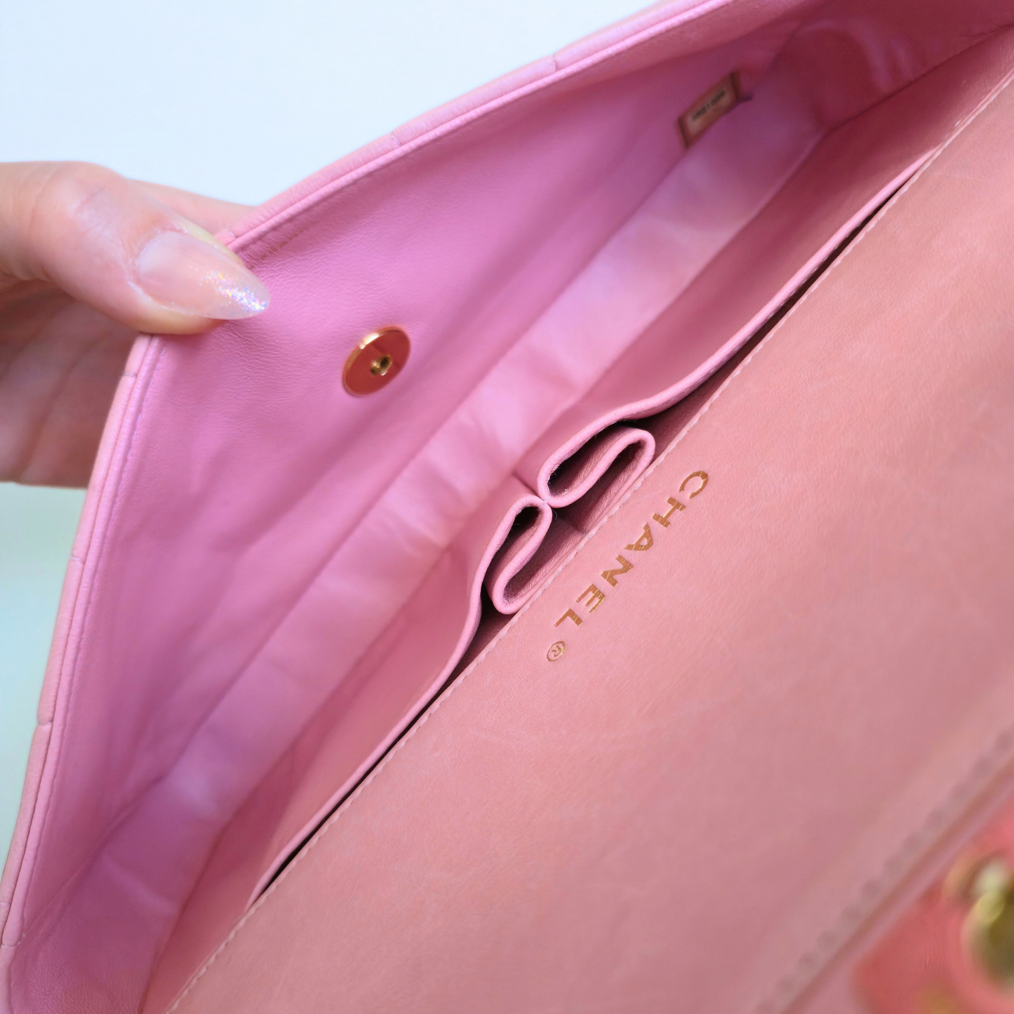 Chanel East West Chocolate Bar Bag
