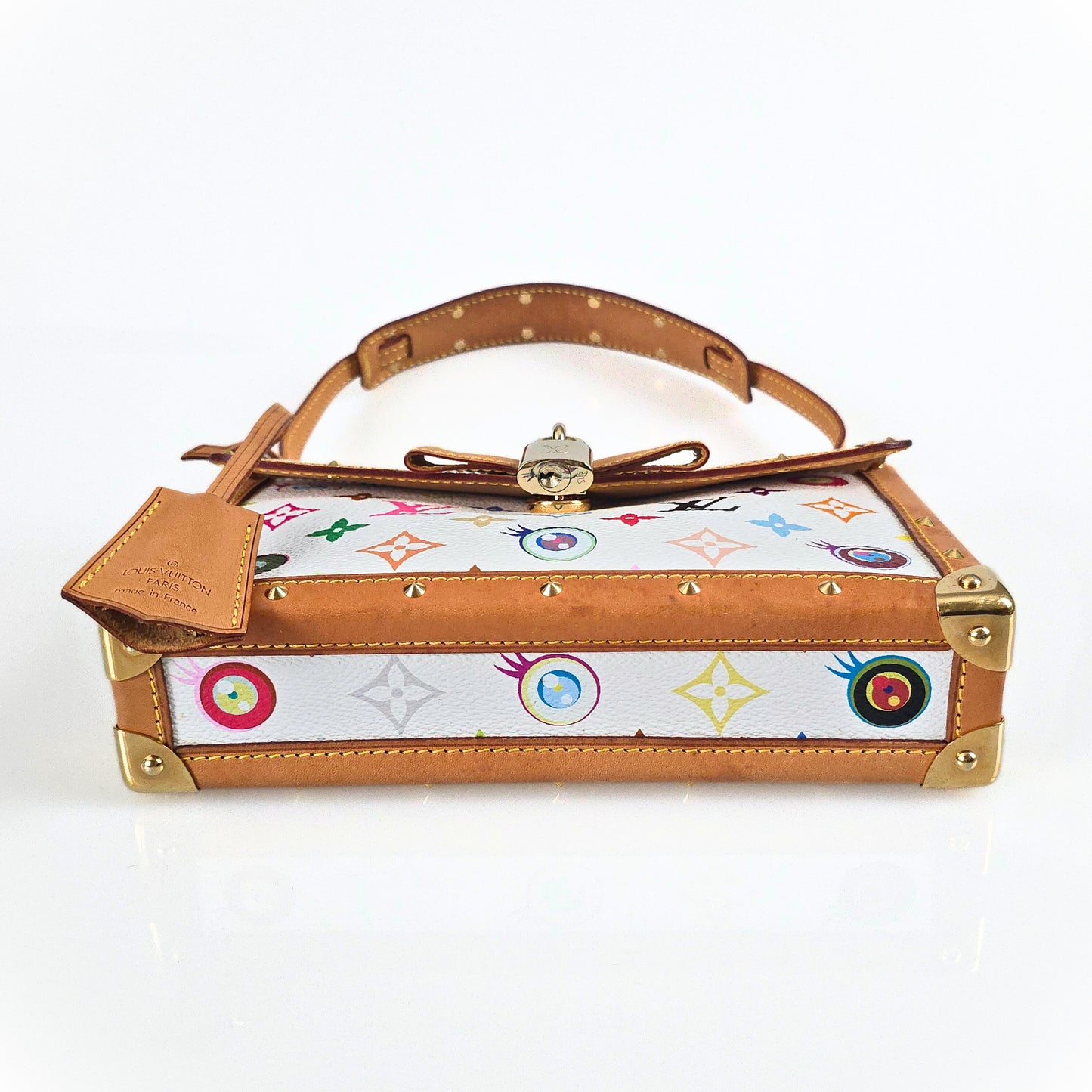 Louis Vuitton Limited Edition Takashi Murakami "Eye Miss You" Multicolor Trunk Shoulder Bag