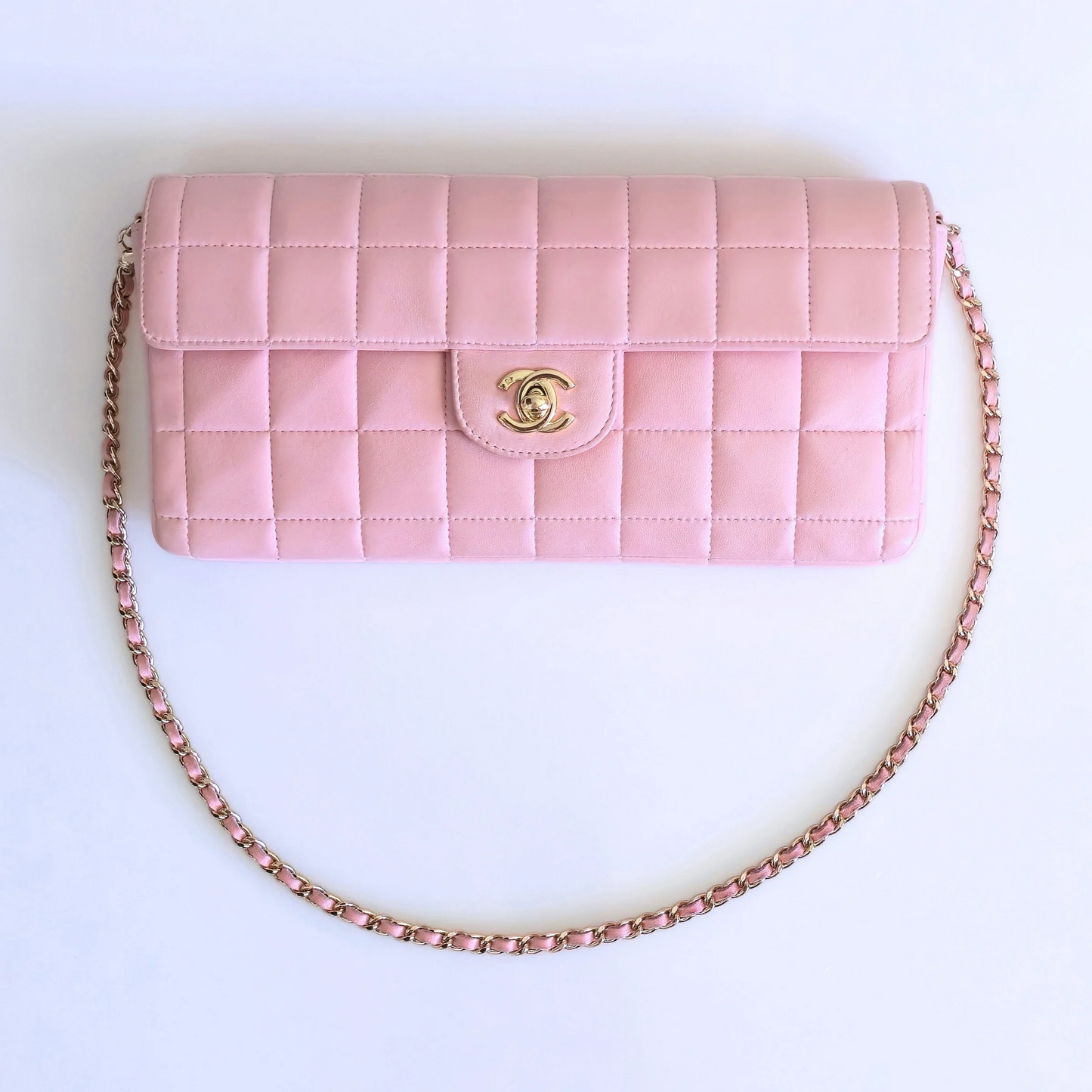 Chanel East West Chocolate Bar Bag