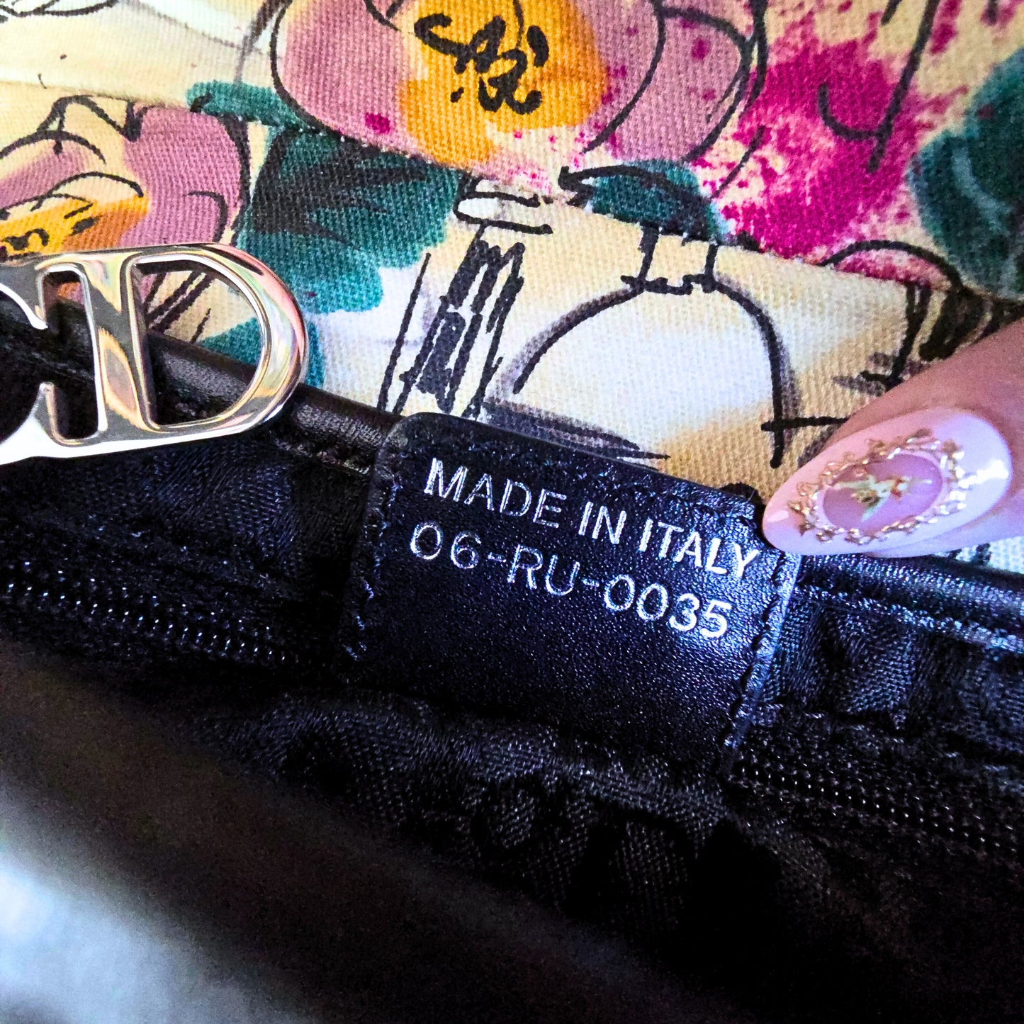 Dior Limited Edition 1950s Paris Sketch Saddle Bag