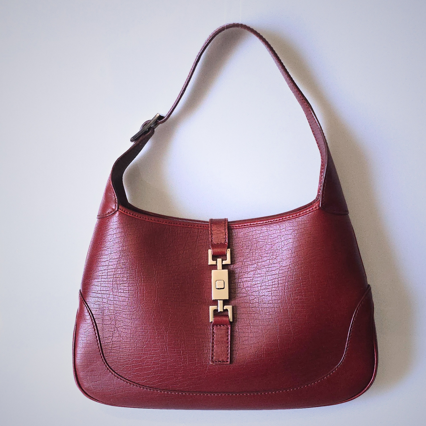 Gucci Jackie Red Leather Vintage